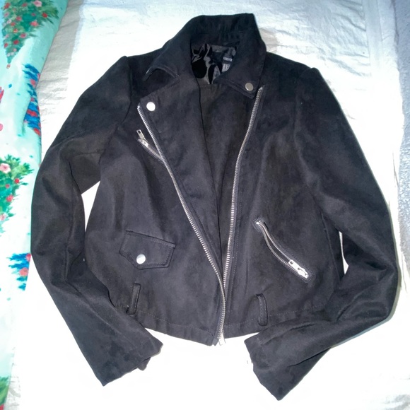 Black Suede Jacket - Picture 2 of 3